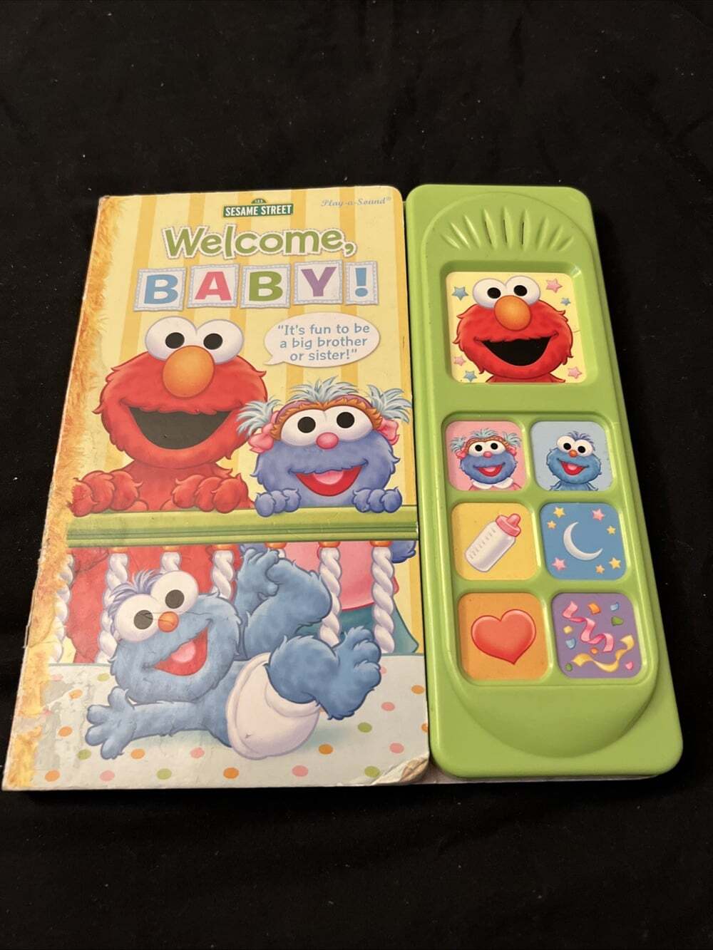 Elmo Sesame Street Welcome Baby Sound Book for Ages 3-4 Needs Battery
